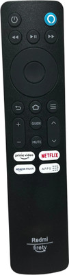 sumraj MI Redmi Firetv TV remote control without voice L32R8-FVIN L43R8-FVIN Model , F Series 32 43 50 55 Inchl Remote Controller(Black)