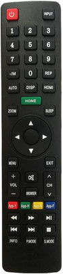 BhalTech LED Smart TV Remote (Old Remote Exactly Same Remote Will Only Work) Compatible for Clarion Tv Remote Controller(Black)