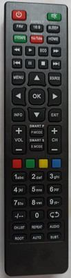 RE Intex 1511 Intex led tv Remote Controller(Black)