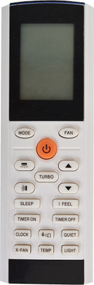 RESORB RE 193 VOLTAS GREE X-FAN Compatible for Midea, Voltas and Lloyd Air conditioner Remote Controller(White)