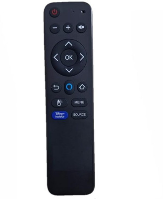 LUNAGARIYA  LED TV REMOTE WITH VOICE VISE Remote Controller(Black)