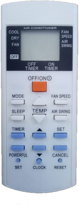 LUNAGARIYA AC Remote No.29H, Compatible with  AC Remote Control PANASONIC Remote Controller(White)