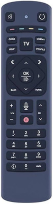 LUNAGARIYA Compatible Remote Control for JIO LCD/LED Smart TV with Voice Search. Compatible Remote Control for JIO LCD/LED Smart TV . Remote Controller(Black)