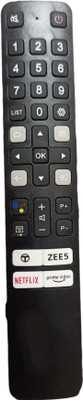 SHYAM BABA ENTERPRISES Zee5 Tcl Led tv Remote Controller(Black)