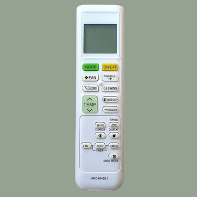 Ethex Re-214B compatible for  Air Conditioner Remote Control Daikin Remote Controller(White&black)