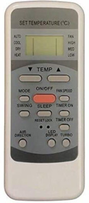V4 Gadgets Compatible for Blue Star/Voltas/Hitachi/Onida Split/Window AC Remote Control Compatible for Blue Star AC Remote Controller(White-Grey)