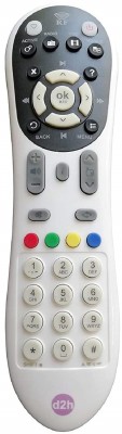 TVE RF HD Pairing Remote Compatible with  Videocon D2H Remote Controller(White)