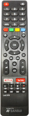 Harsh Enterprises Android smart LED TV remote control with battery Harsh Enterprises Remote Controller(Black)