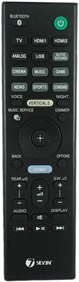 7SEVEN Compatible for Sony Soundbar Original RMT-AH400U Remote Suitable for HT-Z9F SA-WZF9 SA-Z9F Sony Soundbar Remote Controller(Black)