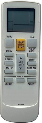 Akshita HY-09 AC Compatible For Air Conditioner Remote Control HYUNDAI Remote Controller(White)