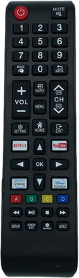 NixGlobal CR-WN ABCD 1612 BODY Remote Compatible with CROWN 4K SMART LED LCD TV Remote Controller(Black)