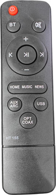 Ehop Compatible remote control for Home theater soundbar Realme Remote Controller(Black)