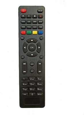 Paril ® 103N Remote Compatible for Elink set top box Remote Control Elink set top box(Exactly same Remote will Only Work) Remote Controller(Black)