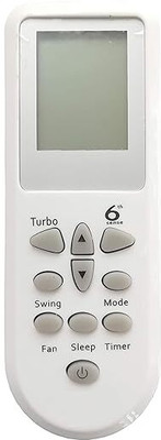 Rohit Electronics 6th Sense AC Remote Control Compatible for Whirlpool AC (EXACTLY SAME REMOTE WILL ONLY WORK) Remote Controller(White)