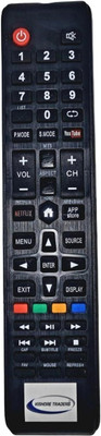 Kishore Traders Compatible Remote Control For Quadrix Smart Led Tv, Assembled Led Tv Quadrix Smart Led Tv, Assembled Smart Led Tv Remote Controller(Black)