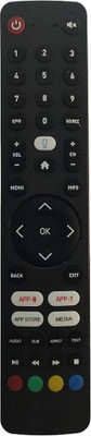 Rohit Electronics Voice Control Remote For Chinese Assembled Smart Tv (EXACTLY SAME REMOTE WILL ONLY WORK) Remote Controller(Black)