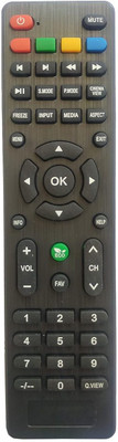 BhalTech LCD LED TV Remote Control (Old Remote Exactly Same Remote Will Only Work) Compatible for Croma Remote Controller(Black)