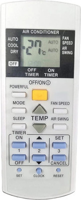 Xpecial 29C PANA-S0NIC AC Remote Compatible with PANASONIC 1 / 1.5 / 2 TON AC Remote Controller(White)