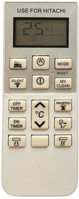 OG Remote 168B Compatible with HITACHI AC Remote Controller(White)