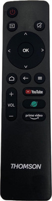 SHIELDGUARD Remote Control 604 Compatible for Thomson LED TV (No Voice function) Remote Controller(Black)