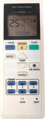 Ehop AC-157A Compatible Remote Control For  AC CS-S24PKR CS-S12PKR Panasonic Remote Controller(White)
