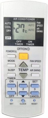 NixGlobal 29C Remote Compatible with PANASONIC AC Remote Controller(White)