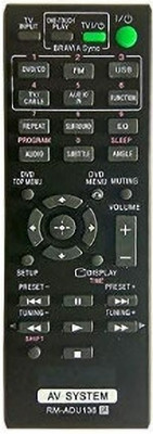 TK ELECTRANICS Remote Control for Audio System, Compatible with RM-ADU138, SONY Remote Controller(Black)