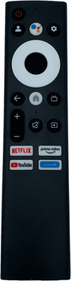 NixGlobal th0-ms0n SMART Remote with Voice Control Function Compatible with KODAK / THOMSON 4K SMART LED LCD TV Remote Controller(Black)