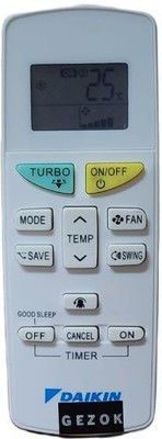 Gezok AC Remote  Air Conditioner Remote Daikin Remote Controller(White)