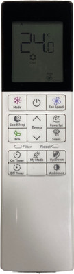 SHIELDGUARD AC Remote Control 684 Compatible for Hitachi AC Remote Controller(White)