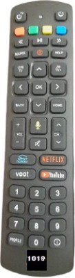 Nij 1019 STB Compatible For Fiber Set-TOP Box With VOICE Function Remote Control JIO Remote Controller(Black)