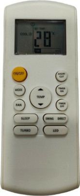 Xpecial 184 AC Remote Compatible for ONIDA / PANASONIC AC Remote Controller(White)