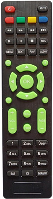 BhalTech STC H500 MPEG-4 Free Dish Remote Control Compatible For  Feltron Set Top Box Remote Controller(Black)