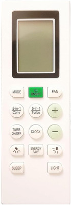 BhalTech 226B AC Remote Control (5-in-1 Turbo/5-in-1 Conv Button) (Old Remote Must be Exactly Same) Compatible For Bluestar AC Remote Controller(Grey)