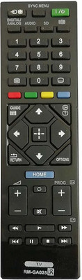 mumax RM-GA025 Remote Control Compatible for  LCD LED TV with 3D Function Sony Remote Controller(Black)