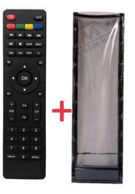 Ethex C-22 New TvR-27 Remote With cover (Remote+Cover) Tv Remote compatible for Haier Smart led/lcd Tv Remote Control Remote Controller(Black)