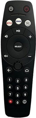 VTINVAN Compatible with Toshiba Smart Tv Remote Without Voice - Hot Keys Netflix, Prime ogle Play, YouTube and Media Use for LCD LED OLED QLED UHD 4K Android TVs- Black Remote Controller(Multicolor)