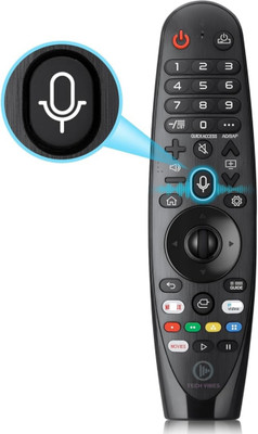 Tech Vibes Remote Compatible With Smart LED TV MR19GA & MR20GA Magic Remote with Voice LG Remote Controller(Black)