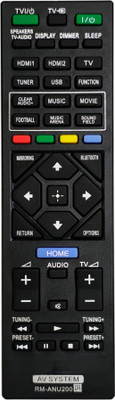 ERNIL RM-ANU200 AV System Remote Compatible for Sony AV System HT-IV300 RMANU200 Remote (Your Old Remote Must be Same) Remote Controller(Black)