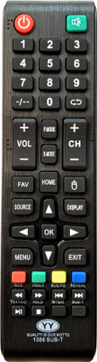 MechFox Television Remote Control Compatible for LED/LCD TV | RM-6B| 1088 SUB-T Remote Controller(Black)