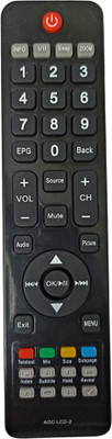 Ehop Compatible Remote Control for -2 LED LCD TV AOC Remote Controller(Black)