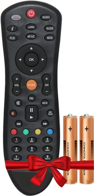 MIFKRT Compatible For DishTV Hd Set Top Box Dish tv Remote Controller Dish TV Remote Controller(Black)