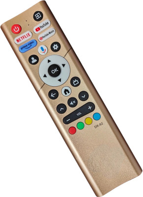 Ehop Compatible Remote control for Smart TV Without voice search function Impex Remote Controller(Black)