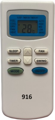 Upix 17VT AC Remote Compatible for Voltas AC (EXACTLY SAME REMOTE WILL ONLY WORK) Remote Controller(White)