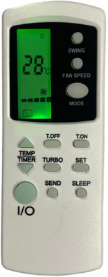 mumax Compatible/Replacement AC Remote Control (AC Remote No. HEIR-31) Haier Remote Controller(White)