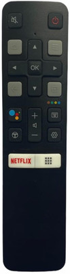mumax mumax tv remote Remote No. 737S Netflix Function (No Voice) Compatible for  Smart TV TCL Remote Controller(Black)