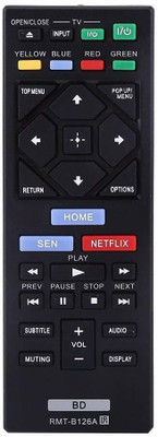 Nij RMT-B126A DVD Compatible For Blu-ray Disc DVD Player Remote Control SONY Remote Controller(Black)