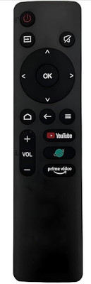 Rohit Electronics Remote Control Compatible for Infinix Smart LED TV (No Voice Function) (Exactly Same Remote Will Only Work) Remote Controller(Black)