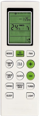 OKDEAL 1 Year Warranty AC-266 AC Remote Compatible for Blue Star Remote Controller(White)