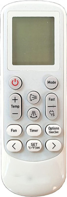 NixGlobal 144B SAM-SUNG AC Remote Compatible with SAMSUNG 1 / 1.5 / 2 TON AC Remote Controller(White)
